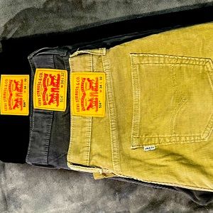 Levi’s 514 Straight Fit, 34/32, New w/ original tags, $45 each